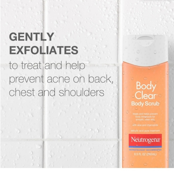 Neutrogena Acne Body Scrub with 2% Salicylic Acid, 8.5 fl. oz - Picture 4 of 7